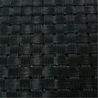 Vải nội thất PVC màu đen, vải lưới Vinyl phủ ngoài trời nhà cung cấp