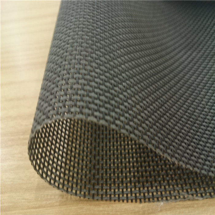 Màu đen PVC Lưới Textiline Vải chịu nước Chiều rộng 1m-3,2m Đa màu nhà cung cấp